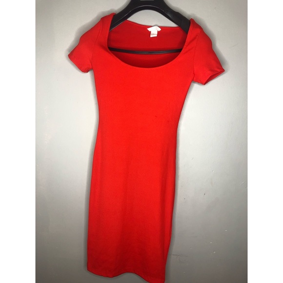 Neon Orange Mini Dress - Picture 1 of 1